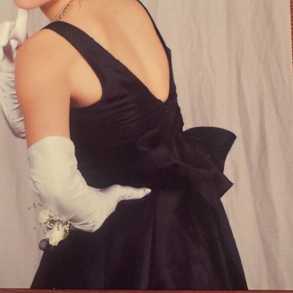 Cache Black Empire Waist Taffeta Maxi Dress - Picture 11 of 12